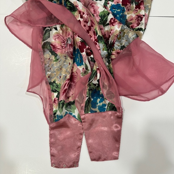 Vintage Victoria’s Secret Floral Bodysuit Lingerie Petite XS/S Button Crotch - Picture 4 of 10